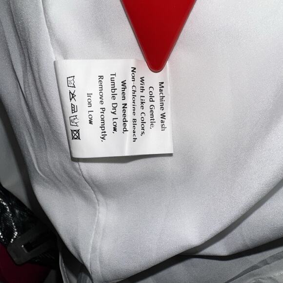 Kirundo Large White Silky Maxi Dress Empire Waist Tie Back Off-Shoulder Sleeve - Picture 5 of 6